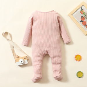 Groothandel Aangepaste Lange Mouw Rits <span class=keywords><strong>Baby</strong></span> Jongens Meisjes Rompertjes <span class=keywords><strong>Baby</strong></span> Kleding <span class=keywords><strong>Baby</strong></span> Jumpsuit - Product Image 5