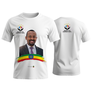 Personalizzazione <span class=keywords><strong>Materiale</strong></span> Campagna Elettorale Etiopia Maglietta Elettorale in Poliestere 120GSM Produttore - Product Image 3