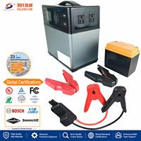 Adaptateur de démarrage d'urgence pour voiture et camion, connecteur EC5, pince crocodile, DC 12V/24V, contacts en cuivre, boîtier UL94-V0 PC/ABS