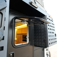 Camper en aluminium pour camion, directement de l'usine, avec toit relevable, boîte coulissante, capacité de charge de 500 kg pour 3 personnes, utilisation universelle sur route, camping sauvage