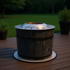 Estufa Portátil de Óxido de Magnesio sin Humo, Brasero Negro para Patio y Picnic - Product Image 2