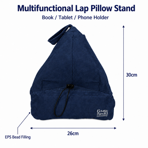 Book Pillow Reading <strong>Cushion</strong> for <strong>Tablet</strong> E Reader Multi Angle Holder With Zipper Pocket Custom Logo Design - Product Image 1
