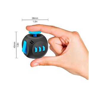Cubos Antiestrés de 6 Caras para Adultos y Niños, Ayuda para la Atención Plena, Modos Silencioso y Audible, Bola Sensorial Antiestrés para Adolescentes - Product Image 6