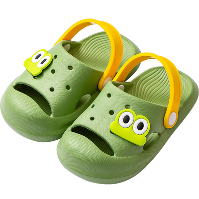 Kid's Shoes 2021 New Design Trend Children's Cartoon Animal Slippers Casual Breathable Garden Shoes