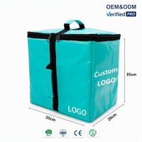 Sac isotherme de livraison de pizza bleu de haute qualité pour vélo, idéal pour aliments chauds et froids – Offre spéciale