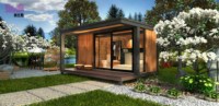 Kit de maison préfabriquée de luxe à une chambre à coucher au bord de la mer, conception modulaire, maisons préfabriquées de Chine