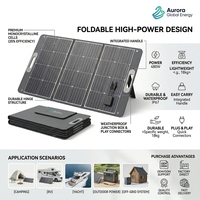Module solaire pliable JiYao 480W, rendement 25%, haute performance, 128 cellules, noir, systèmes RV, marine