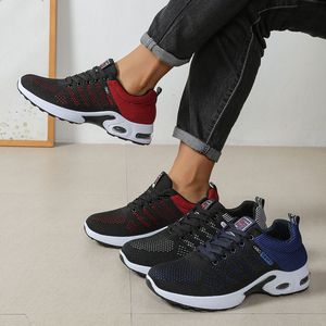 Aslipper SA9308 Men's Breathable Light Casual Running <b>Shoes</b> Summer Soft Sole Sneakers Lace-Up Mesh Lining <b>Height</b> <b>Increasing</b> PVC - Product Image 5