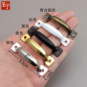 B038 Smooth Metal Small Handle White Silver Black Yellow Antique Bronze <b>Drawer</b> Handle Minimalist Design - Product Image 4