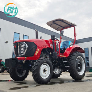 Tractor Agrícola Personalizado de Fábrica, Tractor de Ruedas Pesadas para Suelos Duros, 70hp 80hp 90hp, Tractor de Chasis Grande para Todo Terreno - Product Image 1
