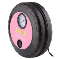 Compresseur d'air numérique portable automatique 12V DC 150 PSI en plastique avec manomètre numérique 80W 18L/min