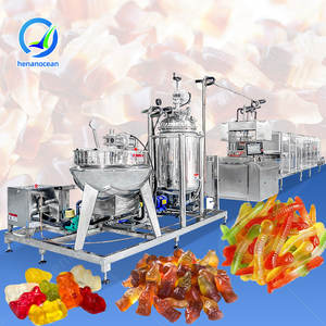 Ligne de production de bonbons gélifiés OCEAN Confectionery Gelatine Gummy Bear Make Jelly Production Carrageenan Candy Machine - Product Image 1