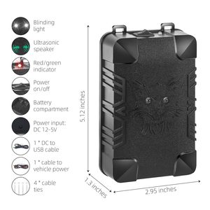 Xe bảo vệ Mart Repellent với các mô hình khác nhau thông minh rodent Repellent cho xe chói mắt ánh sáng siêu âm rat Repellent - Product Image 6