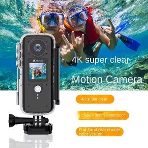 Cámara Deportiva CCD 4K60 Transfronteriza con Gran Angular de 90°, Sumergible hasta 30 Metros, Grabadora Portátil para Ciclismo, Pesca y Vlogs - Product Image 2