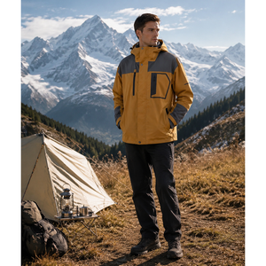 <span class=keywords><strong>Chaqueta</strong></span> de Esquí para <span class=keywords><strong>Hombre</strong></span>, de <span class=keywords><strong>Invierno</strong></span>, Impermeable, de Secado Rápido, Abrigo para la Nieve con Diseño 3 en 1, Costuras Selladas, para Uso en <span class=keywords><strong>Montaña</strong></span> y Actividades al Aire Libre - Product Image 1