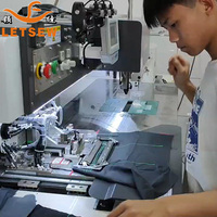 Máquina de Coser Automática Multifuncional LETSEW para Bolsillos, 1400 Unidades/Día, Exportada a Sudeste Asiático, Turquía y México