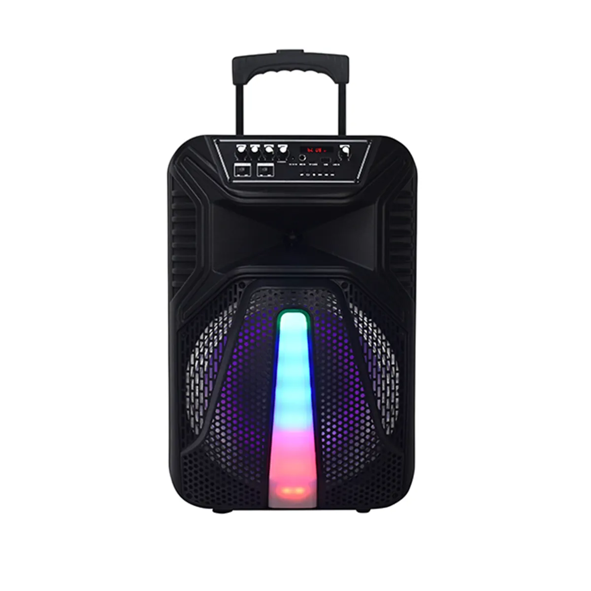 T 7.4V/1800ma 12 Inch Grote Batterij Grote Draagbare Hoge Kwaliteit Party Toren Draadloze Bluetooth Trolley Speaker