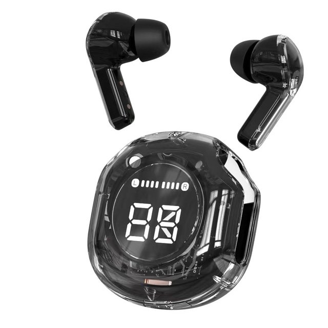 Hot-selling Tws Air32 Crystal Led Display Mini Wireless Headphones and Led Display Gaming In-ear Headphones BT Headphones