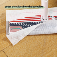 Serpillère antistatique EVA pour dépoussiérage, avec manche détachable, montage simple, tampons de nettoyage amovibles, rangement vertical disponible pour salle de bain
