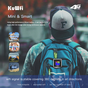 Hoa Kỳ Cổ Kuwfi 150Mbps Di Động Router 4G <span class=keywords><strong>Wifi</strong></span> Thiết Bị 10 Người Dùng Túi Du Lịch <span class=keywords><strong>Wifi</strong></span> 4G Router Với 2100MAh Pin - Product Image 5