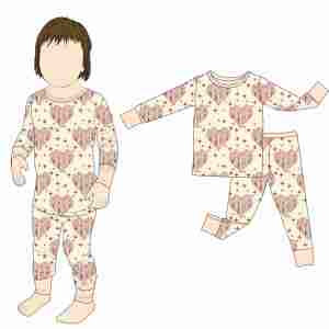 Conjunto de Dos Piezas de Manga Larga de Bambú con Estampado Personalizado para el Día de San Patricio para Niños, Nuevo, Sin Aranceles, Qingli OEM - Product Image 6