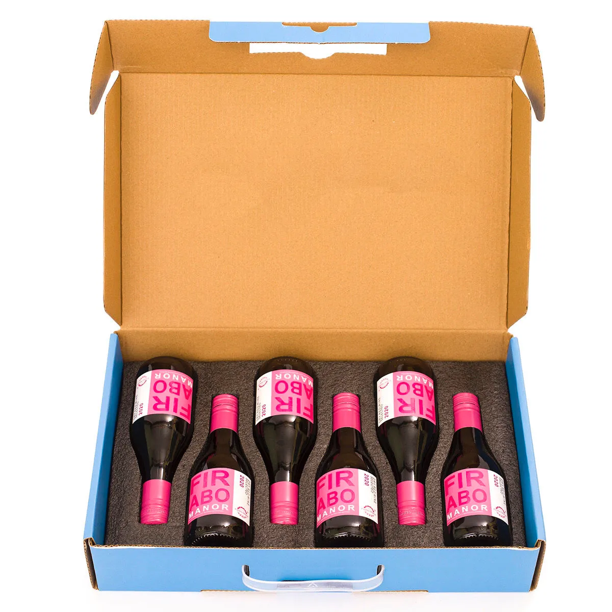 Aangepaste Wijnfles Invoegen Kraftpapier Mailer Verpakking Kartonnen Verzending Dozen Bier Wodka Voor Geschenkverpakking Doos