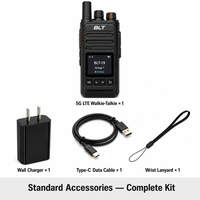 Couverture nationale 5G LTE 5G POC Radio bidirectionnelle 4000mAh Intercom en cluster Positionnement GPS Longue portée pour les équipes de logistique