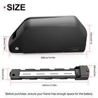Batterie de vélo électrique au lithium 52V 25Ah à longue portée, rechargeable, avec traceur GPS 50A et connecteur XT60 pour vélo électrique - Livraison gratuite depuis l'entrepôt américain