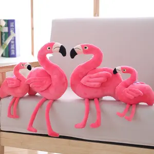 Niedriger Preis Großhandel Custom Pink Plüsch Flamingo Kuscheltiere Günstige Geschenke Kinderspiel zeug