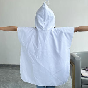 RubySub White Serviette <span class=keywords><strong>de</strong></span> <span class=keywords><strong>bain</strong></span> pour enfants Capuche châle à séchage rapide pour la <span class=keywords><strong>plage</strong></span> en plein air <span class=keywords><strong>Cape</strong></span> <span class=keywords><strong>de</strong></span> <span class=keywords><strong>bain</strong></span> absorbante pour bébé - Product Image 4