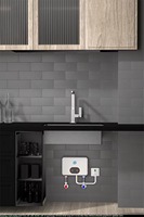 Chauffe-eau électrique instantané pour robinet de cuisine, petit chauffe-eau électrique pour cuisine domestique à chauffage instantané