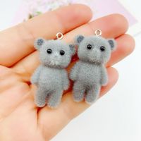 Offre Spéciale flocage 3D souris Animal pendentif bricolage mignon peluche poupée collier accessoires