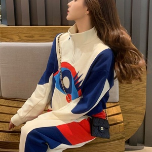 Costume de sport pour femme, printemps et automne 2022, nouvelle mode haut de gamme, pull à manches longues, style occidental, costume pour femme - Product Image 5