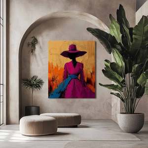 Portrait Modern Still Life Painting Oil Painting Large Size Hand-painted Wholesale Minimalist Handmade 3D Texture Wall Art - Product Image 5
