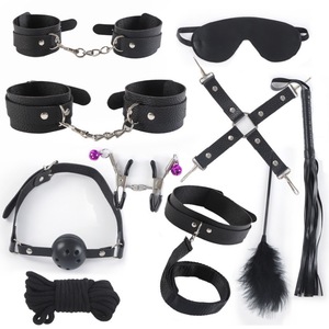 SM <b>bondage</b> ten-piece sex toy <b>set</b>, couple's training, alternative punishment adult sex toys wholesale. - Product Image 1