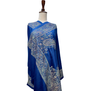 Elegant Hand Embroidered <b>Scarves</b> Stoles Custom Floral Luxury Fashion Accessory OEM ODM Factory Direct Supply - Product Image 3