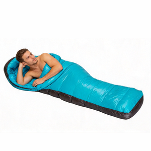 Mummy-style Down and Nylon <b>Sleeping</b> <b>Bag</b> <b>Lightweight</b> Outdoor Camping Extra-large and Thickened - Product Image 2