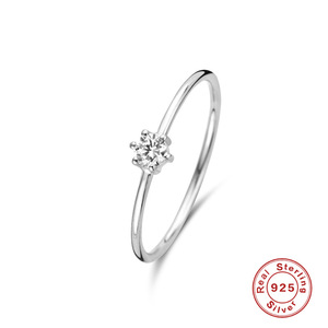 Aucune rareté S925 haute qualité Super scintillant bijoux proposition de fiançailles en argent bijoux fins doigts bagues de luxe pour les femmes