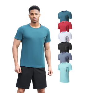 เสื้อยืดแห้งเร็วสำหรับผู้ชายไร้รอยต่อประสิทธิภาพสูงสำหรับผู้ที่ชื่นชอบการออกกำลังกายด้วยการออกแบบตามหลักสรีรศาสตร์ - Product Image 6