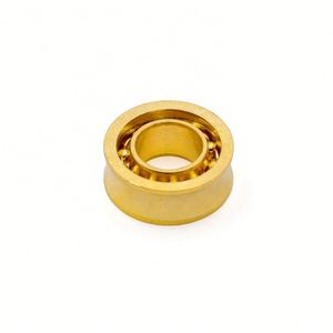Rodamiento de Bolas Cóncavo Tipo U para Yoyo, 6.35*12.7*4.762mm, Alta Velocidad, Silencioso, 10 Bolas, Dorado, R188 UR188KK - Product Image 3