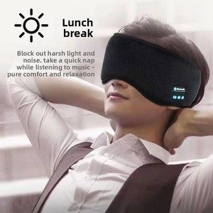 Maschera per Occhi con Cuffie Wireless Integrate per Musica e Isolamento Acustico, Ideale per Dormitori Studenteschi - Product Image 1