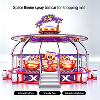 Manège à boules rotatives Galaxy Storm pour enfants, avec LED et structure en PRF, pour parcs d'attractions et fêtes foraines