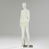 Magasin de vêtements fenêtre affichage femme corps complet transparent en fibre de verre Mannequin debout