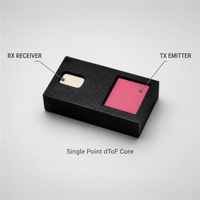 Capteur de distance DtoF 4,4x2,4x1mm SMD, capteur de mesure de distance laser ToF semi-conducteur, compatible pin à pin avec la série VL53