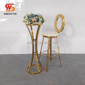 ขาตั้งดอกไม้โลหะสีทองแบบสั่งทำจากโรงงาน SMOOTH ขาตั้งดอกไม้สูงสำหรับตกแต่งงานแต่งงาน - Product Image 2