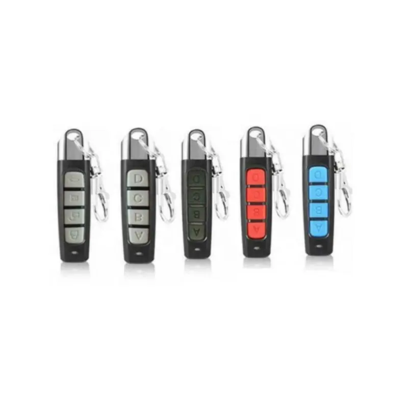 433mhz Universal Cloning Key Fob Remote Control For Garage Doors Electric Gate Cars Alarm Remote Control Duplicator