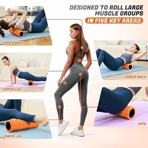 Rodillo de Espuma de Alta Densidad para Ejercicio y Recuperación Muscular, Rodillo de Yoga Hueco para Masajes, con Logotipo Personalizado - Product Image 6