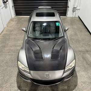 Nueva cubierta delantera de motor de fibra de carbono para accesorio de capó <span class=keywords><strong>Mazda</strong></span> <span class=keywords><strong>RX8</strong></span> - Product Image 5