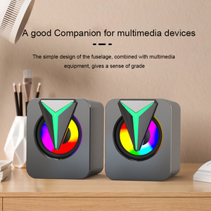 New Wholesale <strong>Computer</strong> Rgb Luminous Speaker Multimedia <strong>Subwoofer</strong> Desktop Game Sound Speaker - Product Image 4