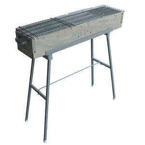 เตาย่างถ่านสแตนเลส 80 ซม. พับได้ สำหรับใช้กลางแจ้ง ป้องกันสนิม เหมาะสำหรับใช้ในครัวเรือน - Product Image 3